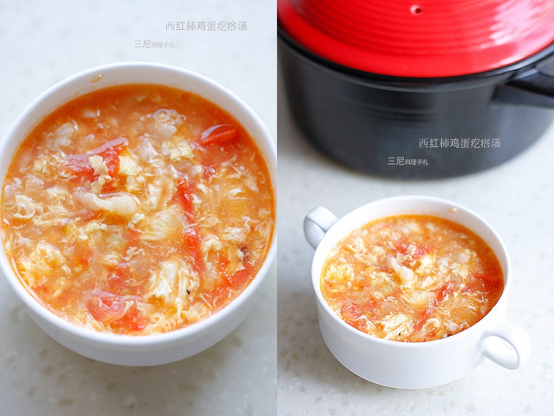 西红柿鸡蛋疙瘩汤