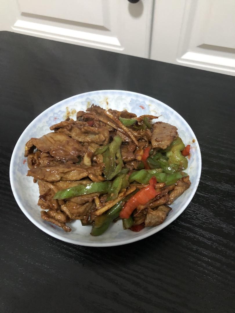 尖椒炒牛肉