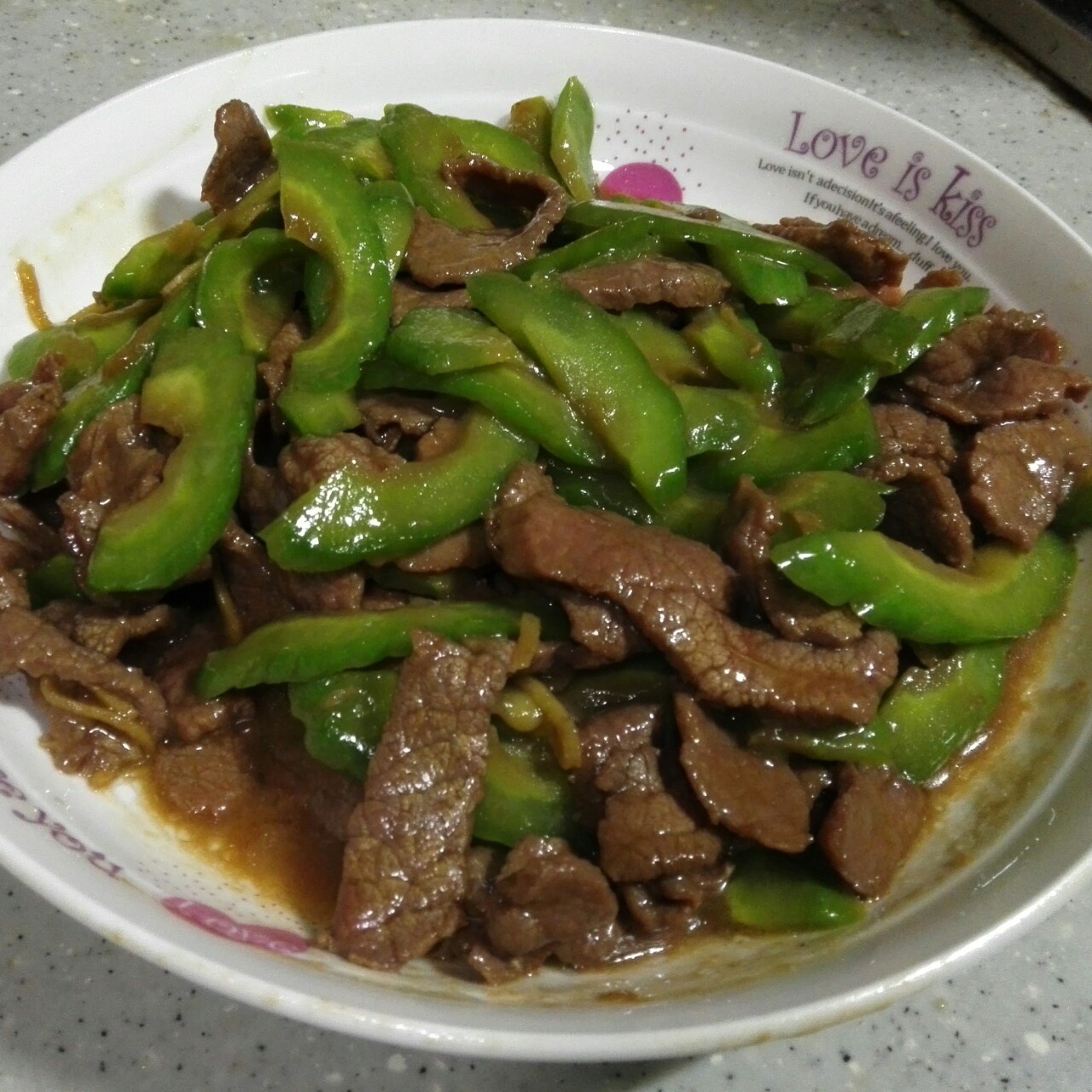 苦瓜炒牛肉
