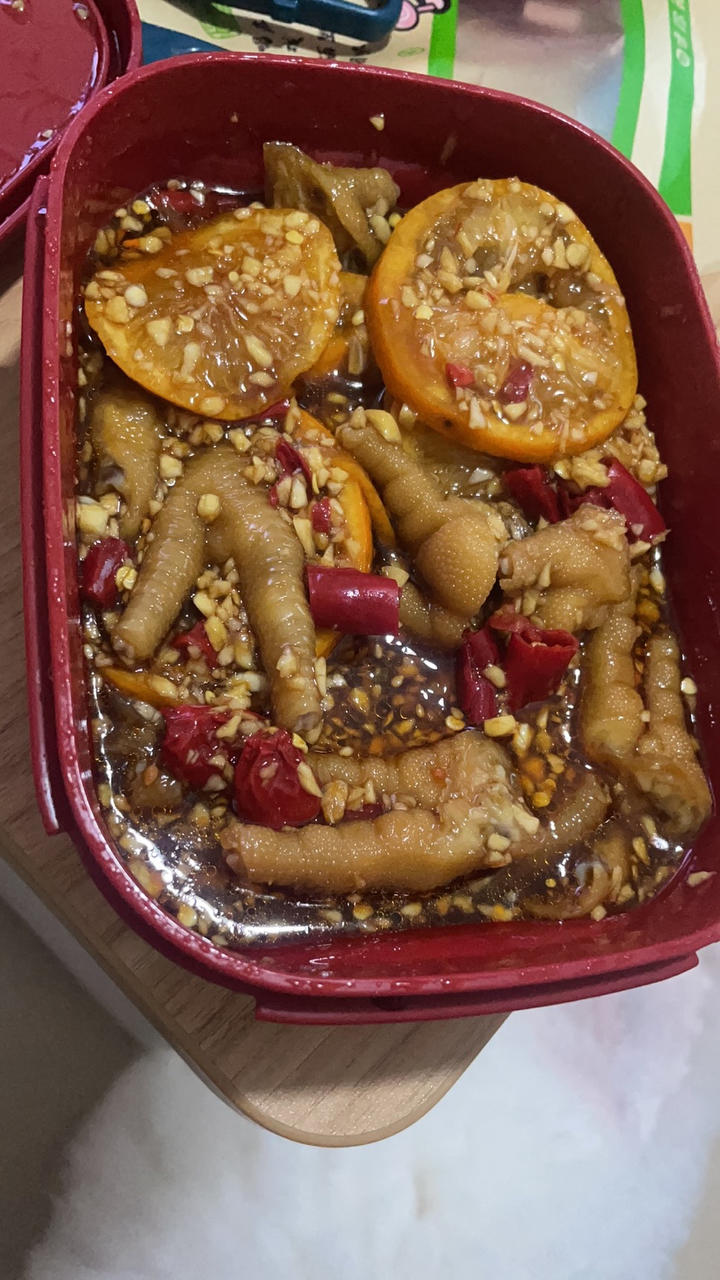 香辣蒜香凉拌爽脆鸡脚