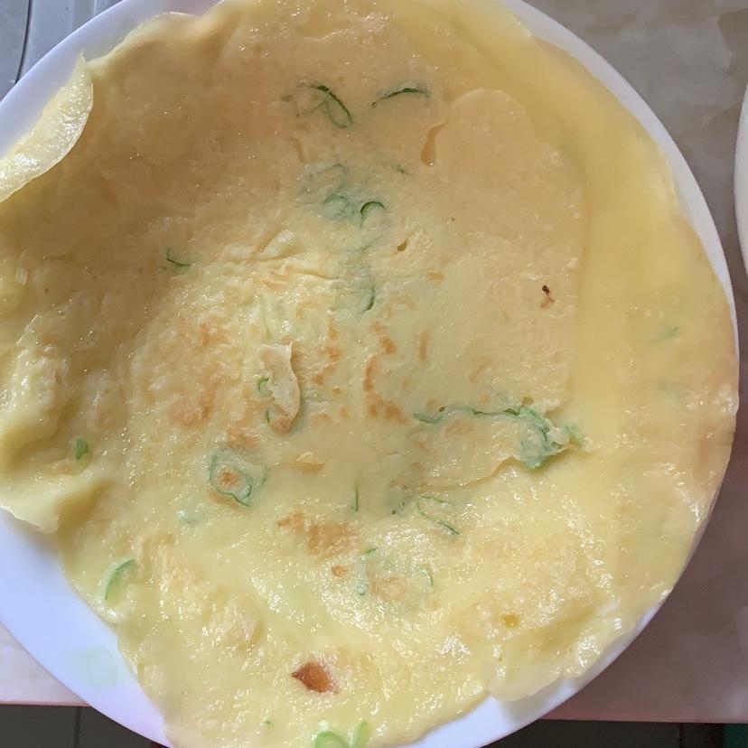 快速早餐鸡蛋葱花饼