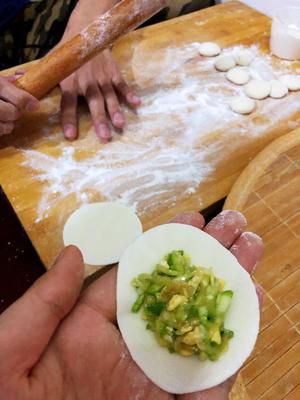 🥟超简单的素馅儿水饺西葫芦鸡蛋水饺🥟的做法 步骤11