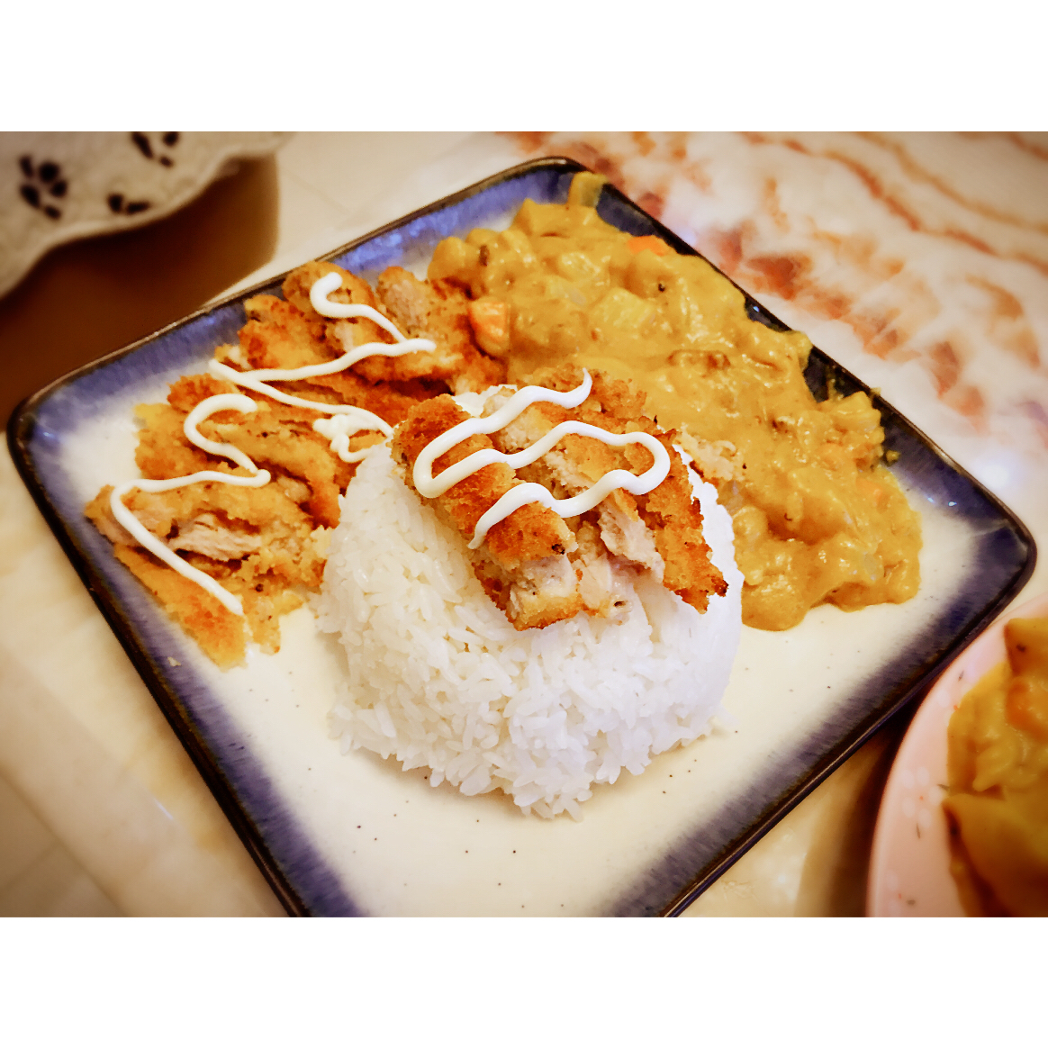 咖喱鸡饭