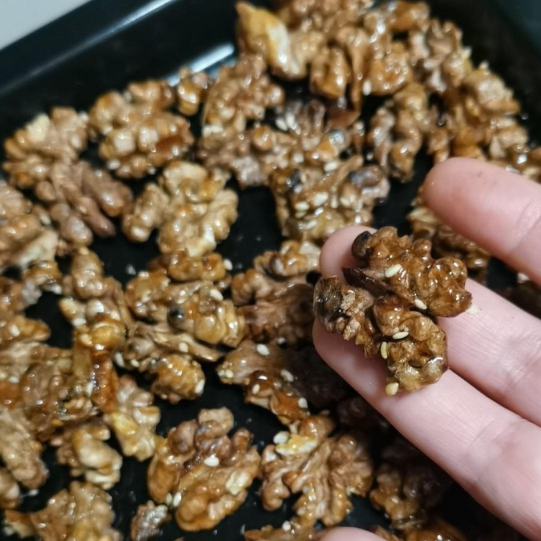 【琥珀核桃仁】冰糖无油不粘手