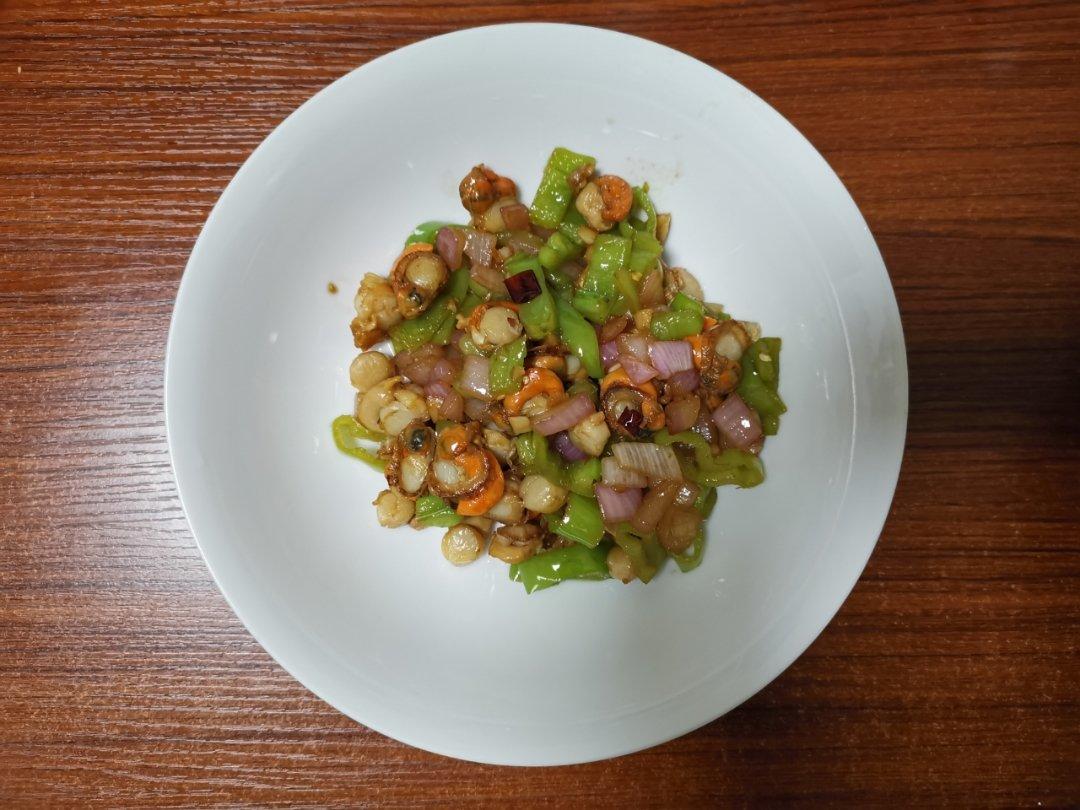 家常小炒扇贝肉