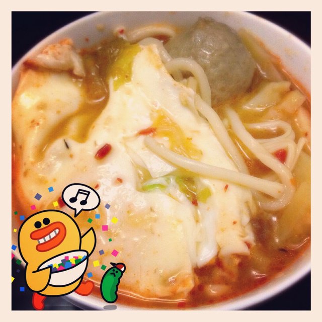 泡菜火锅乌冬面