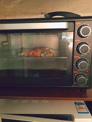 不用腌制的脆皮烤鸡的做法 步骤9