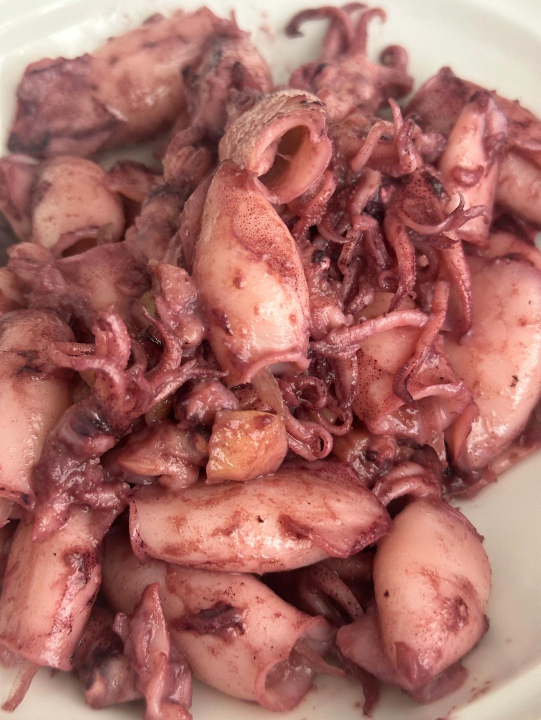 原汁原味香煎鱿鱼.