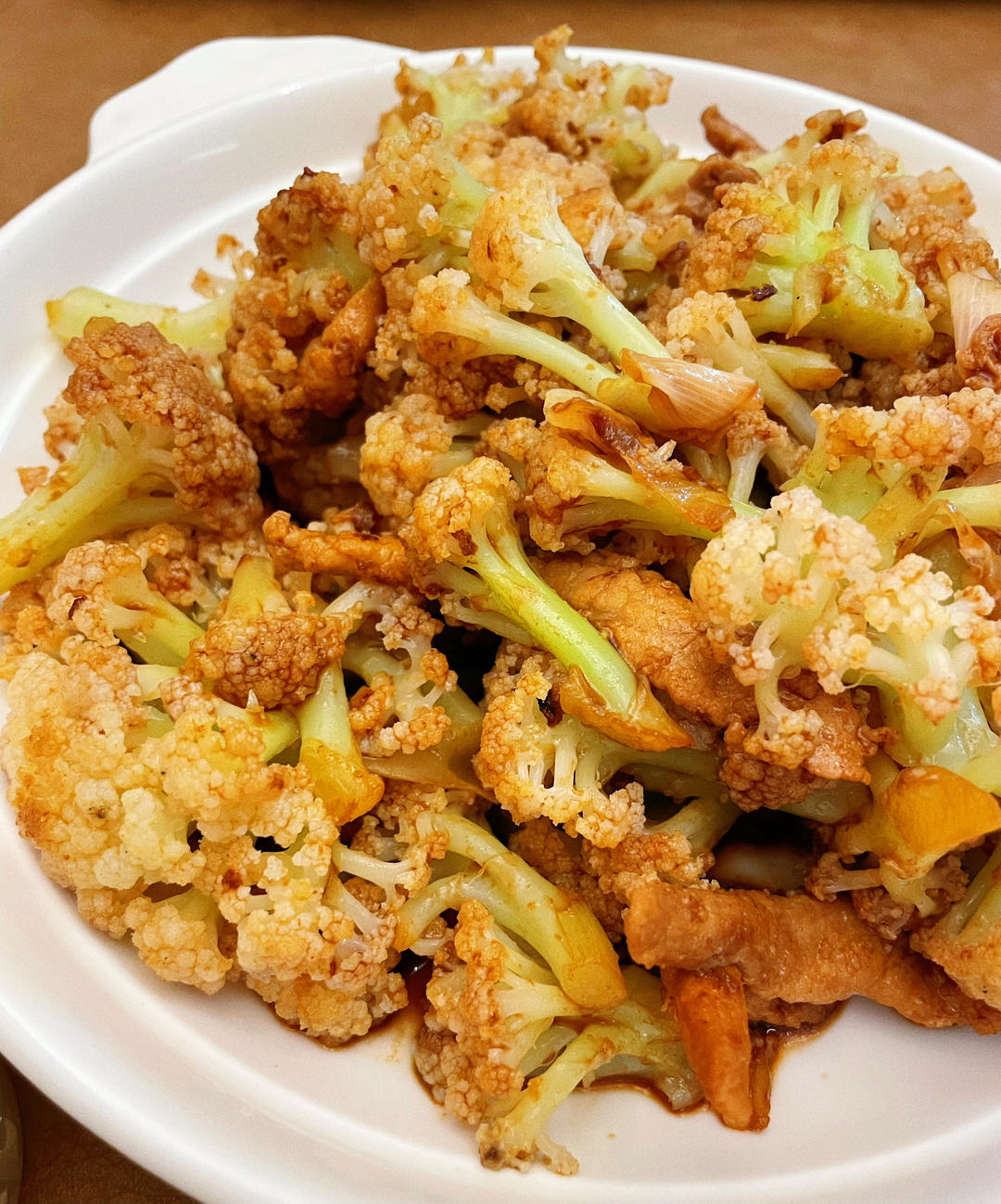 和饭店一个味道的干锅花菜