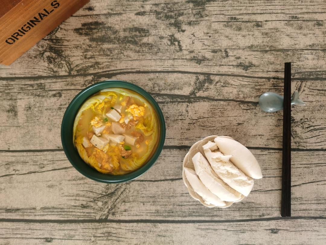 白菜豆腐汤