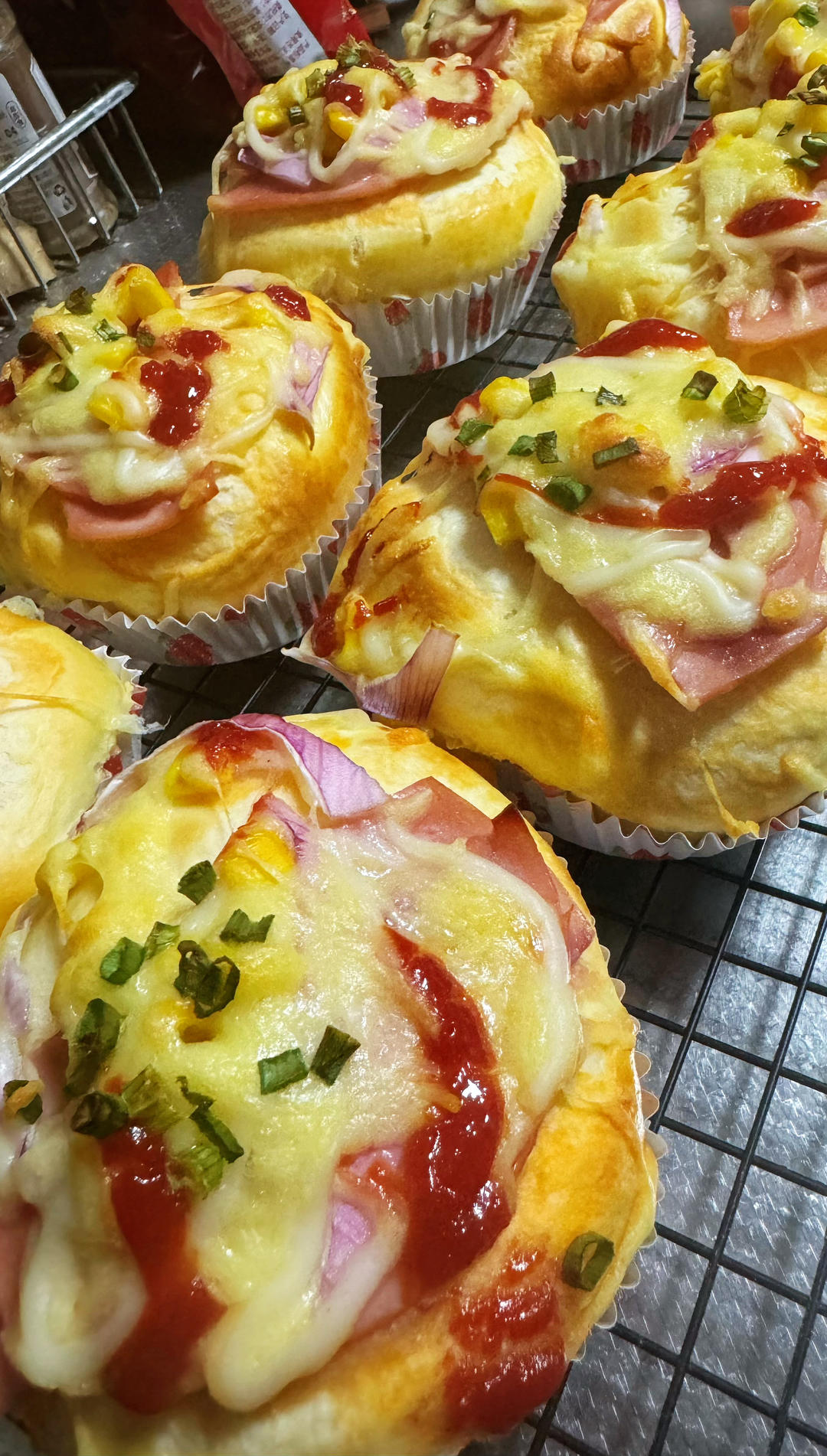 洋葱火腿片（培根）面包