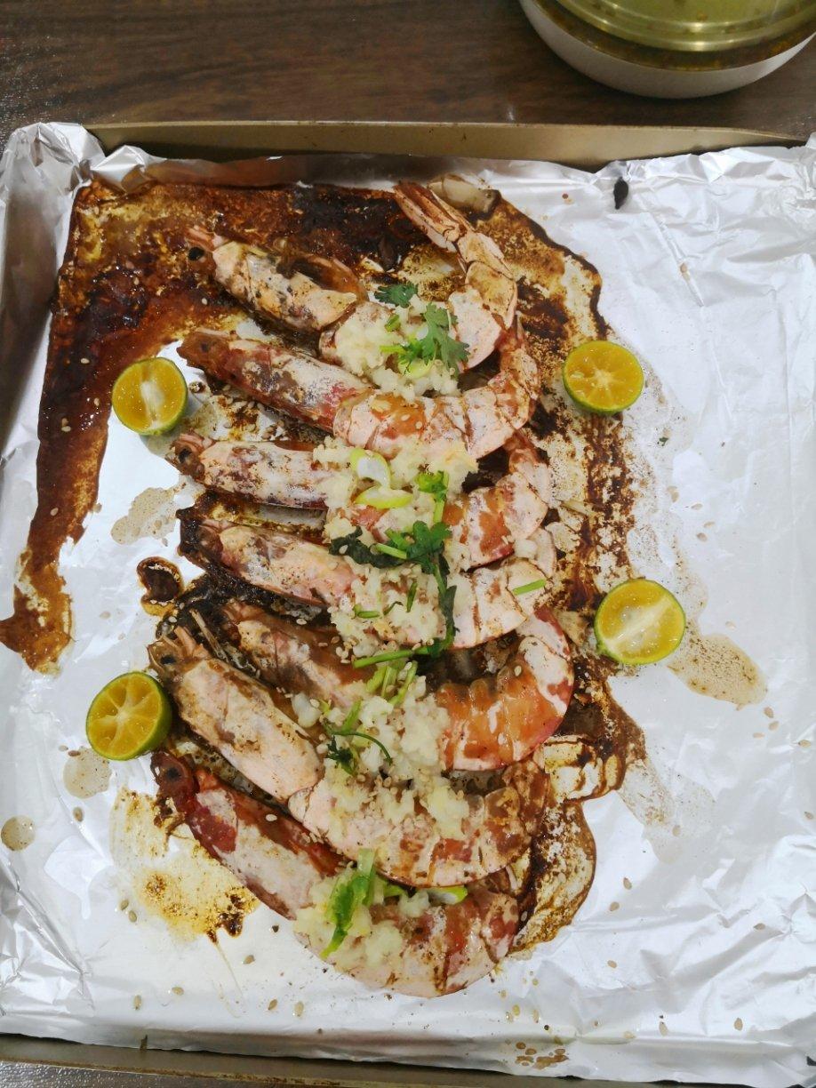 盐烤阿根廷红虾