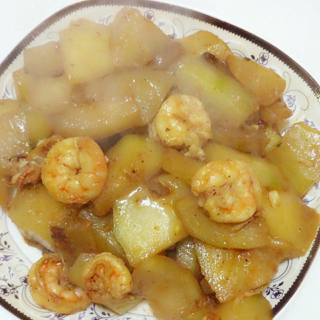 冬瓜炒虾仁