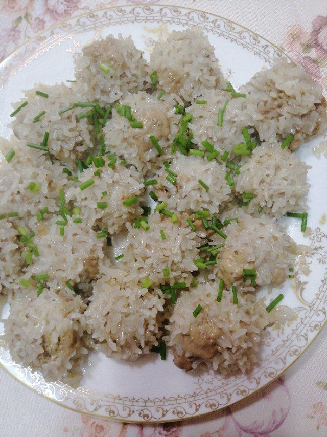 蒸糯米丸子