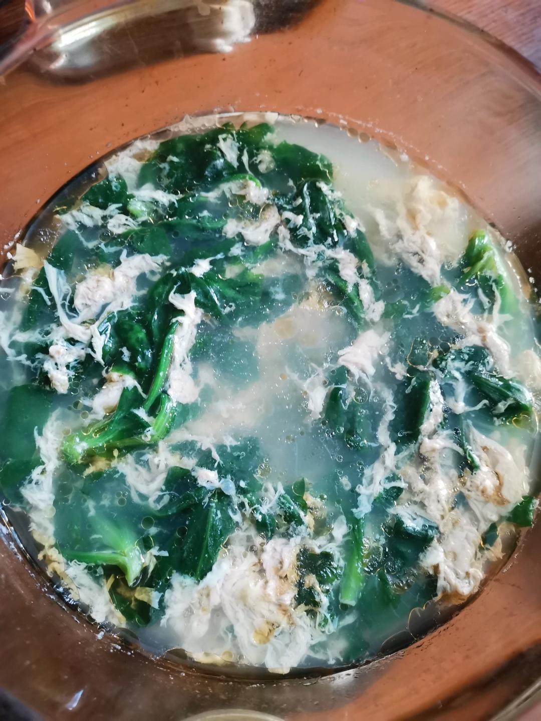 茼蒿蛋汤
