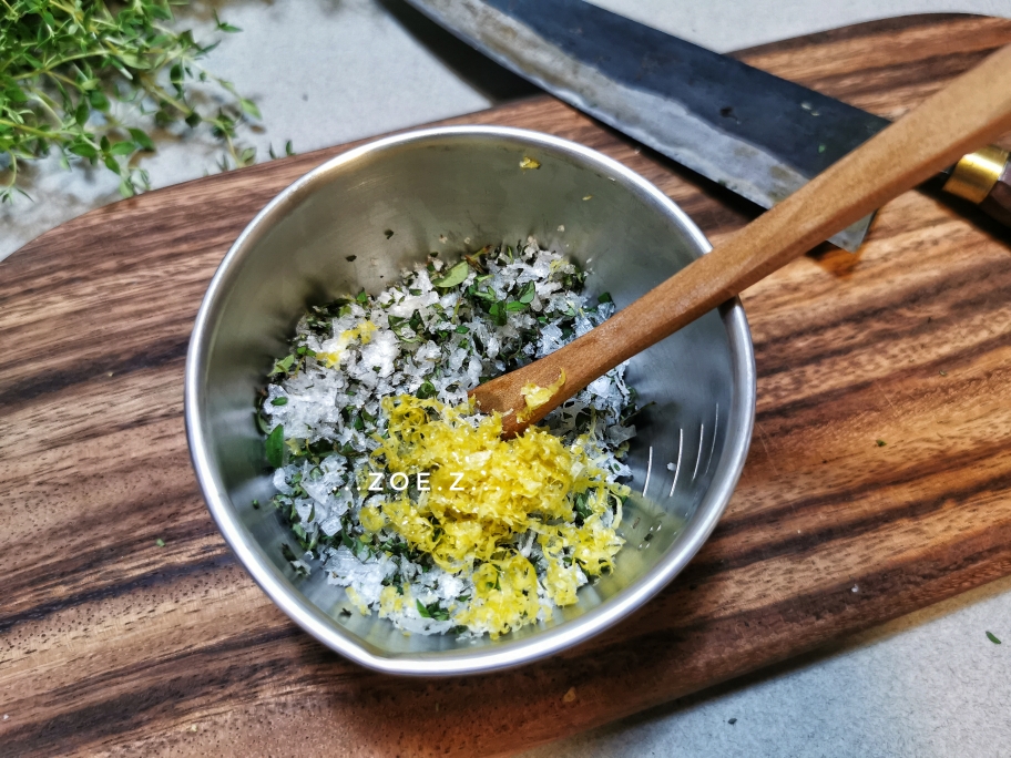 新鲜香草盐 Herb Salt多种搭配的做法 步骤4