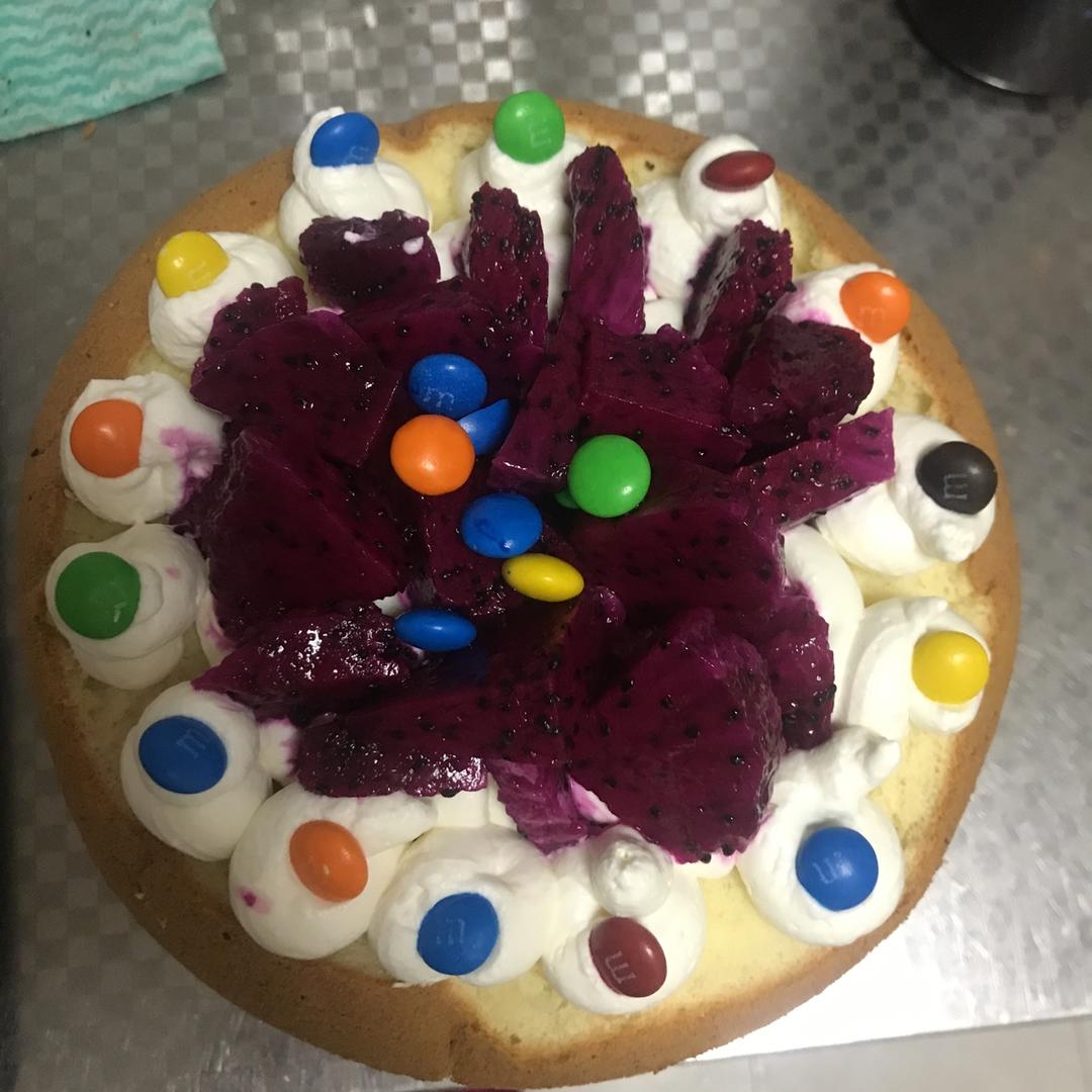 【零失败】不会裱花没关系的水果裸蛋糕 芒果裸蛋糕 完美戚风胚