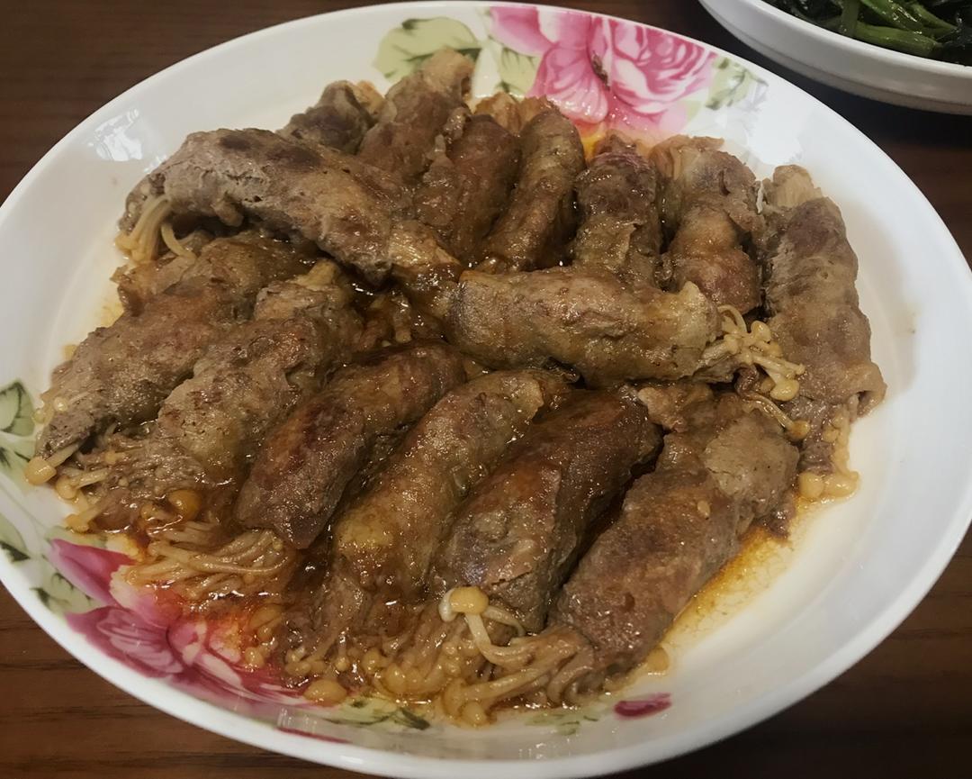 肥牛金针菇卷