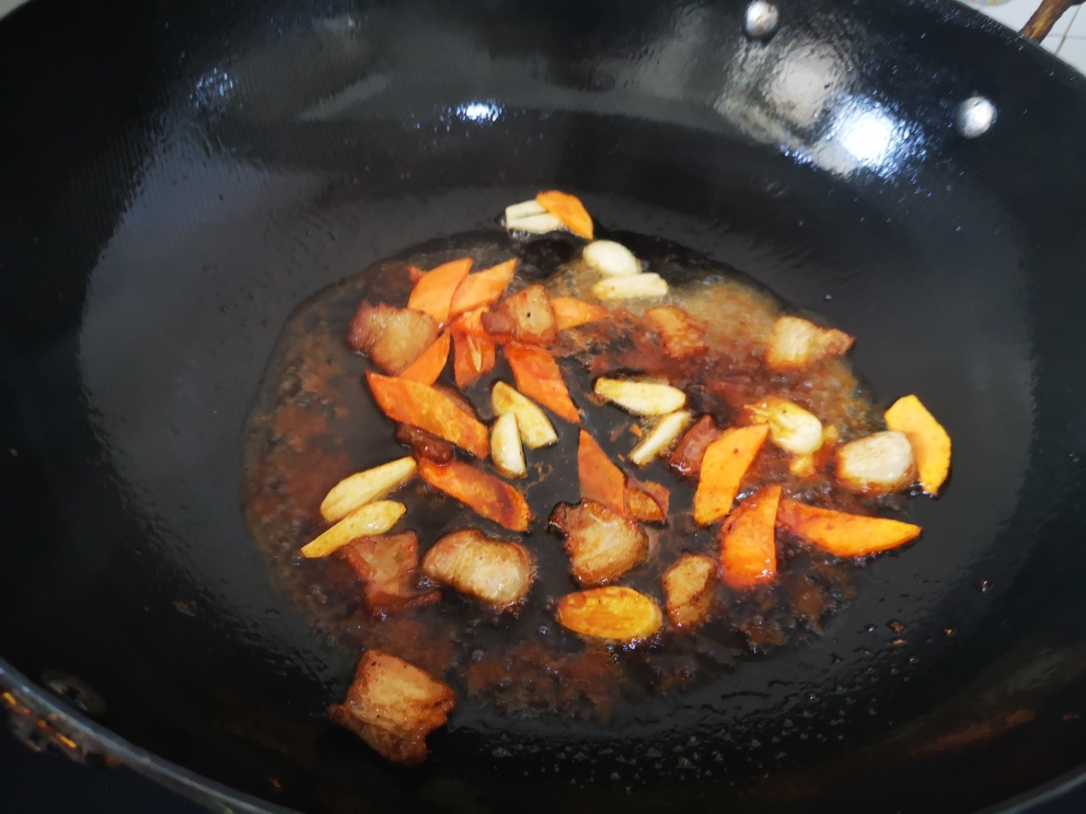 干锅有机菜花（不焯水是关键）的做法 步骤7