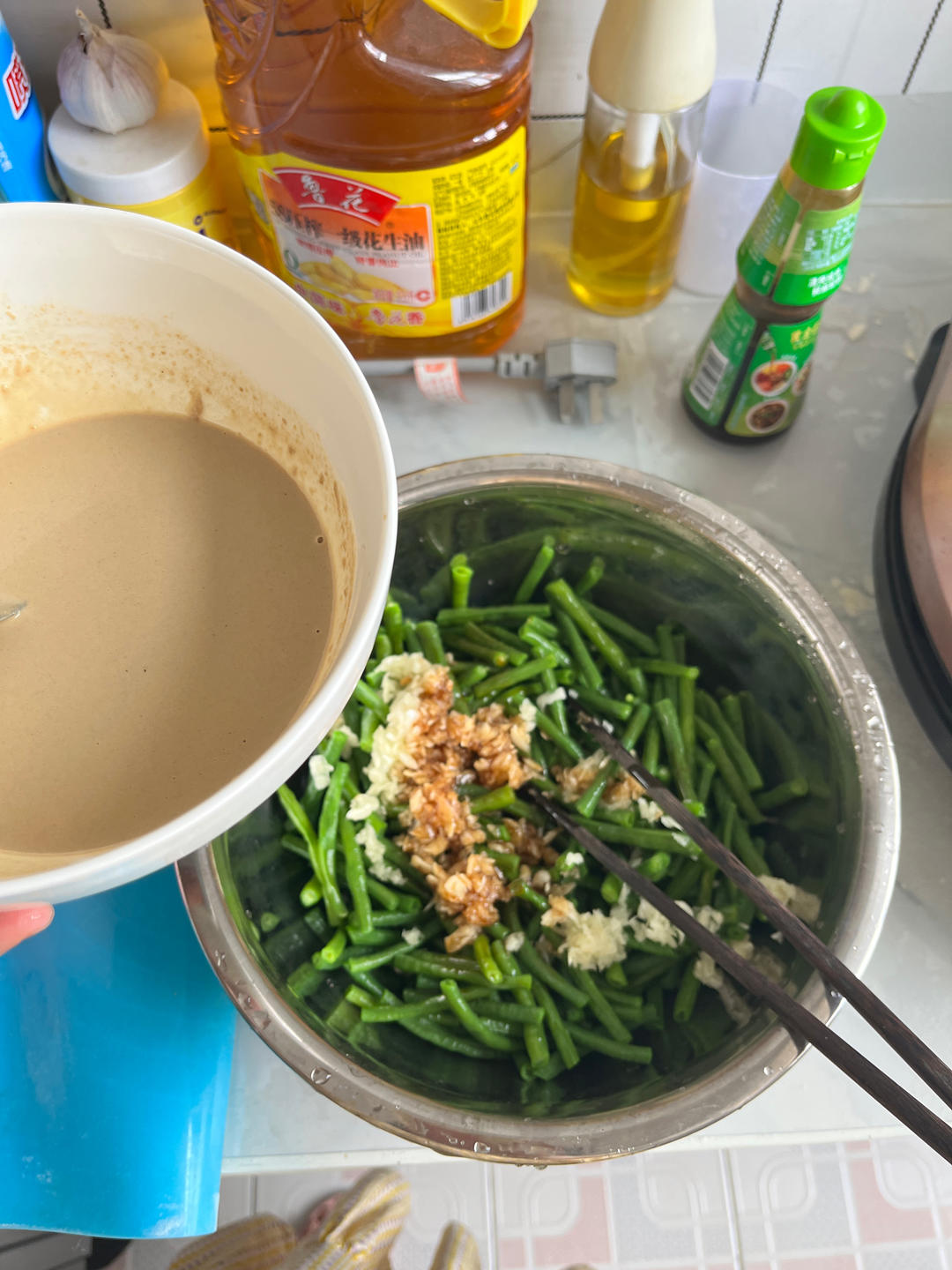 夏日素食凉拌豇豆