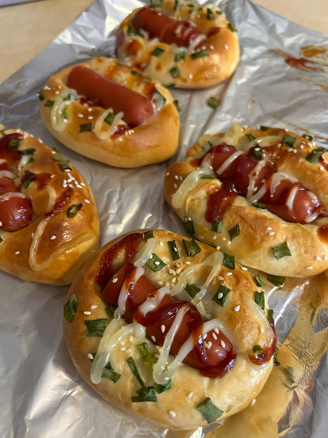 零失败香软肠仔包～跟面包店的味道没差哦