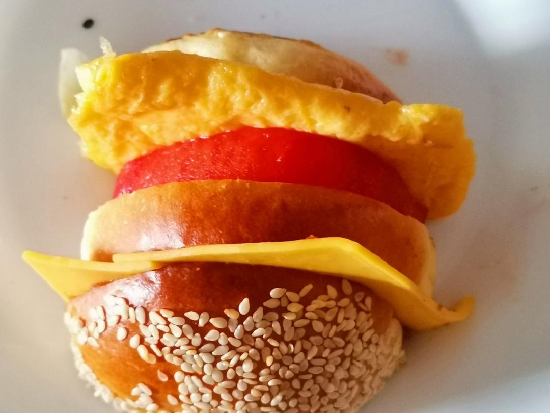 低糖少油的汉堡包真好吃