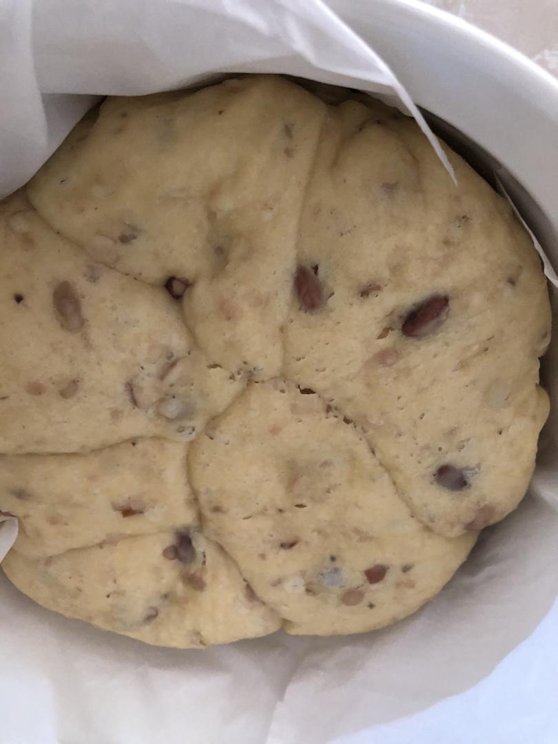 一次发酵的蒸面包（椰香迷你葡萄卷）