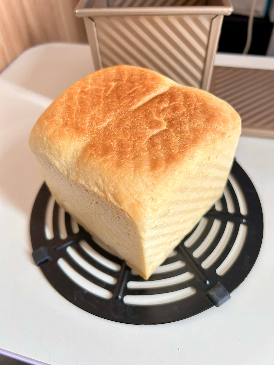 空气炸锅版免揉牛奶吐司