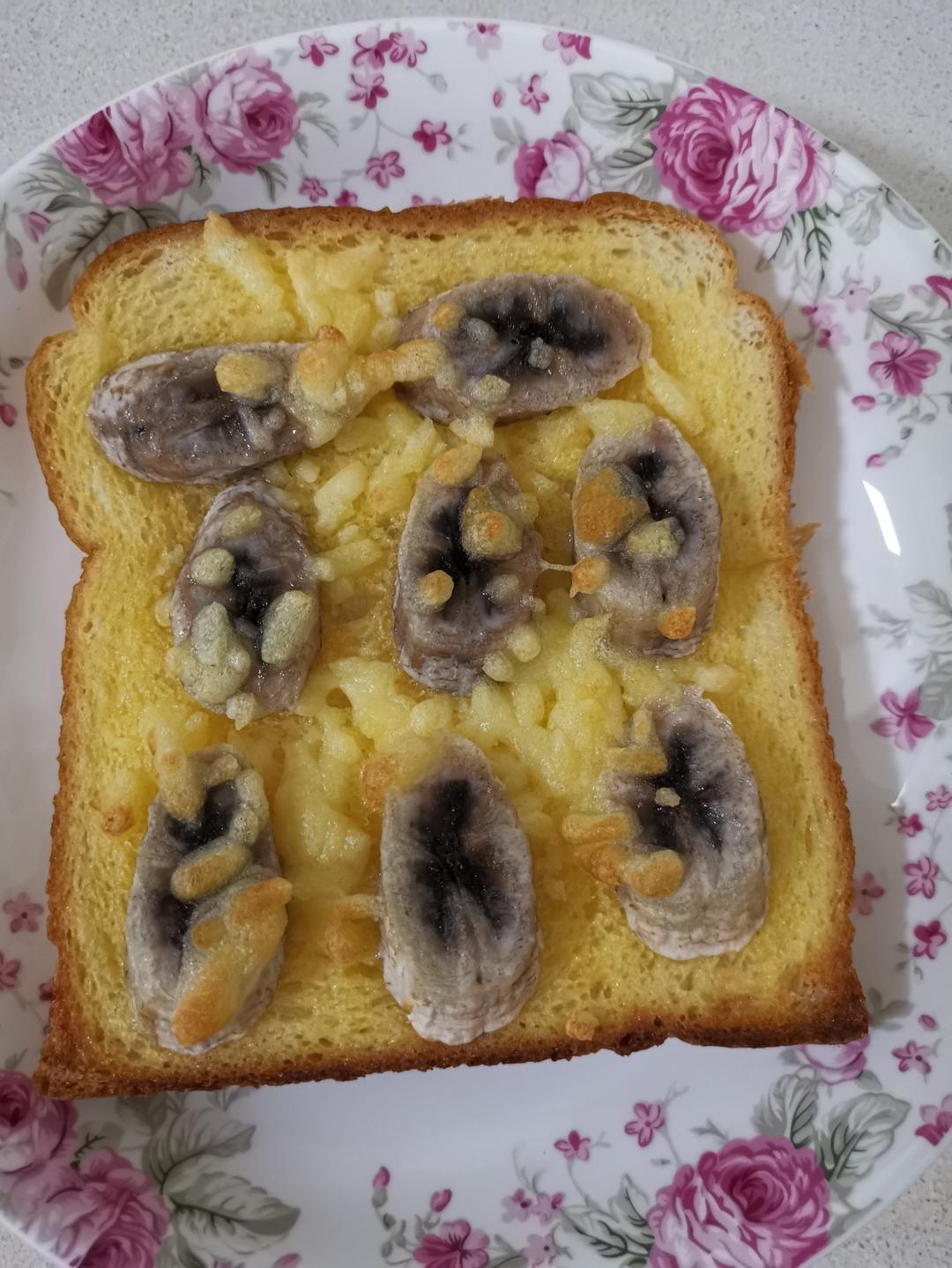 好吃到哭的香蕉烤吐司❗️酥脆香甜❗️零失败❗️