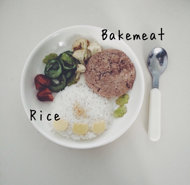蒸肉饼