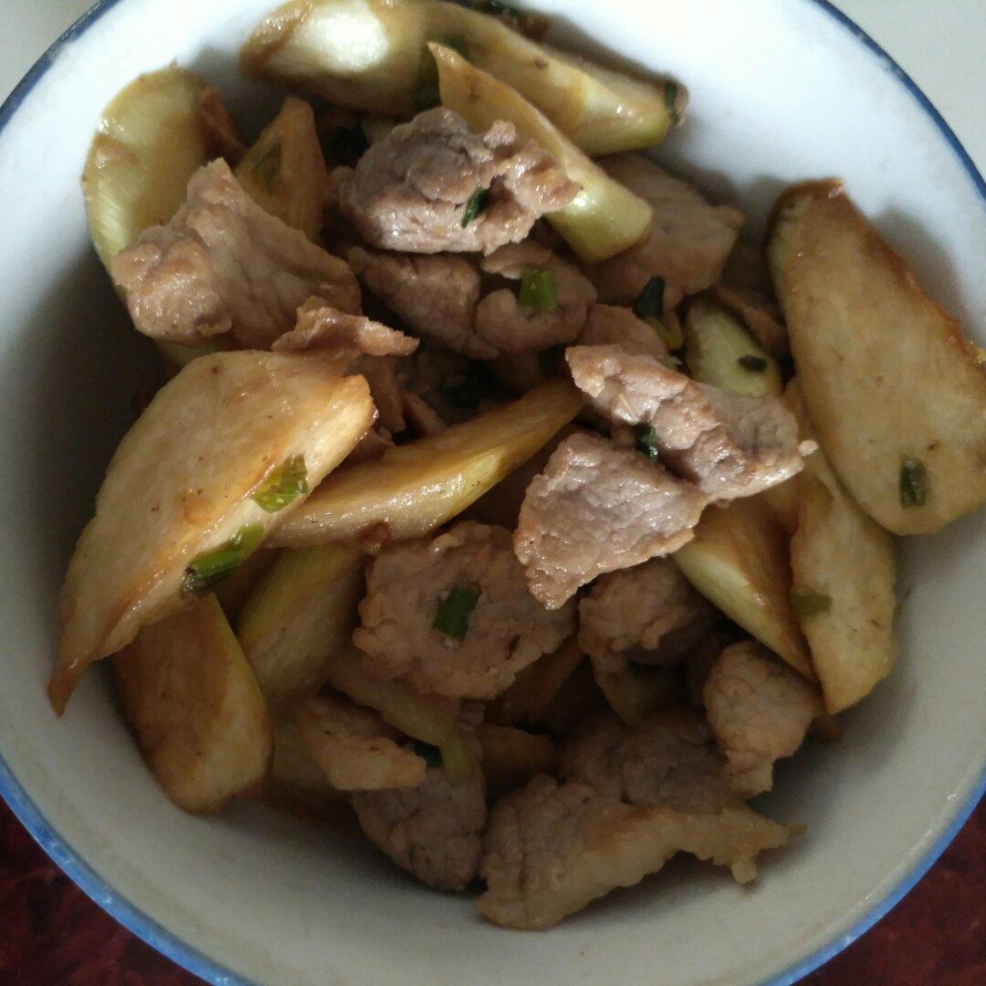 茭白炒肉