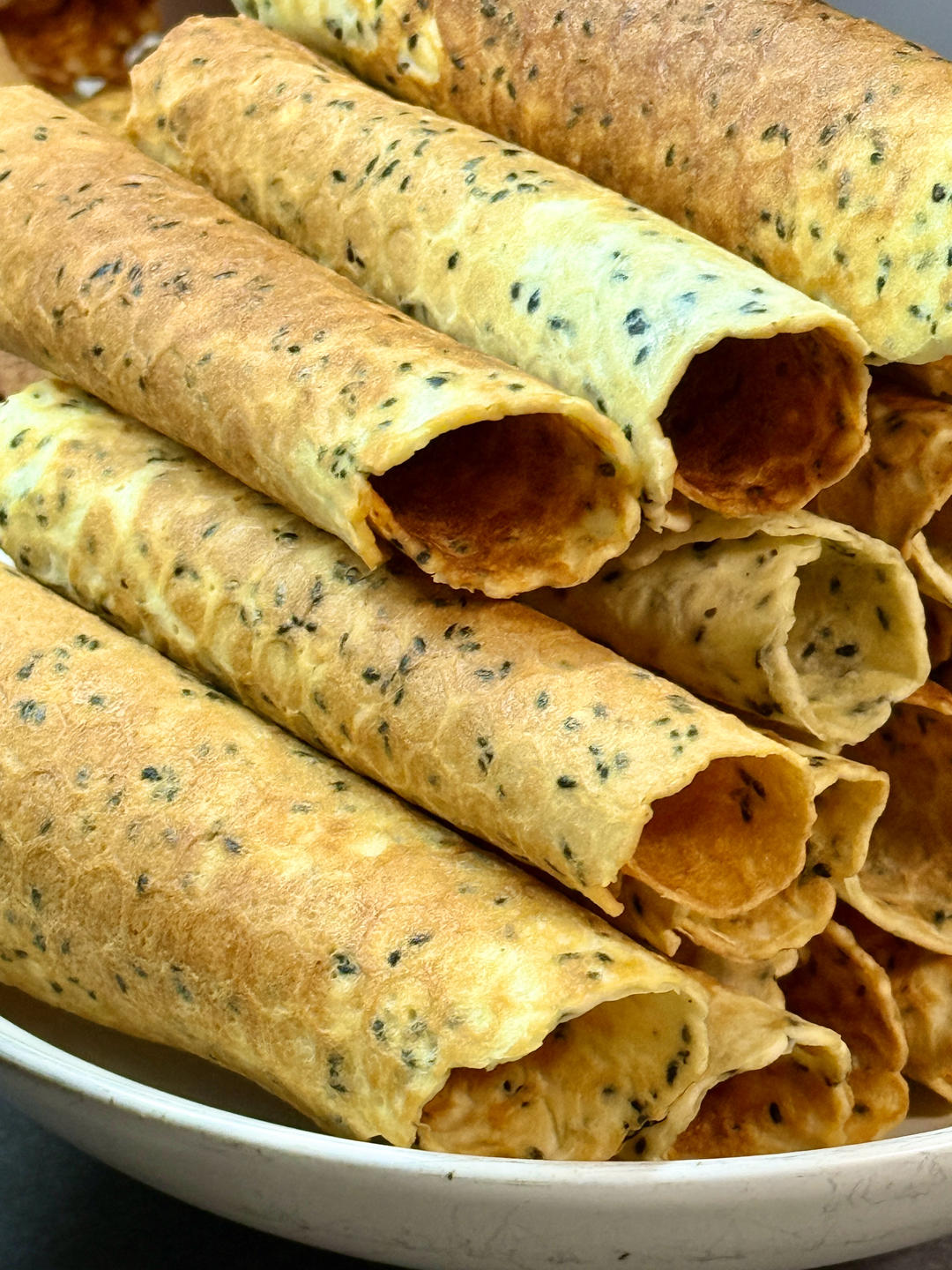 鸡蛋卷 脆皮蛋筒 冰淇淋绝配脆脆脆 无黄油不打发材料简单