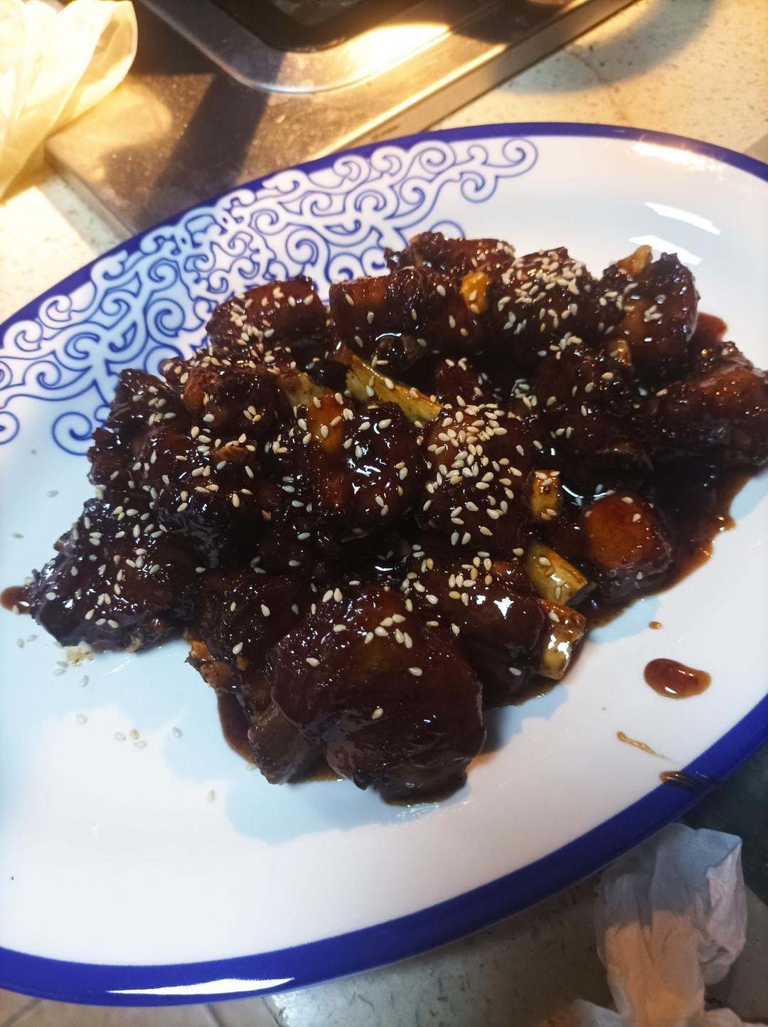 糖醋排骨/糖醋小排（不放油）（12345口诀做出正宗上海本帮）