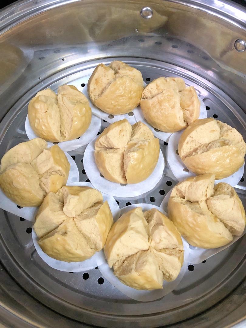 简简单单红糖开花馒头