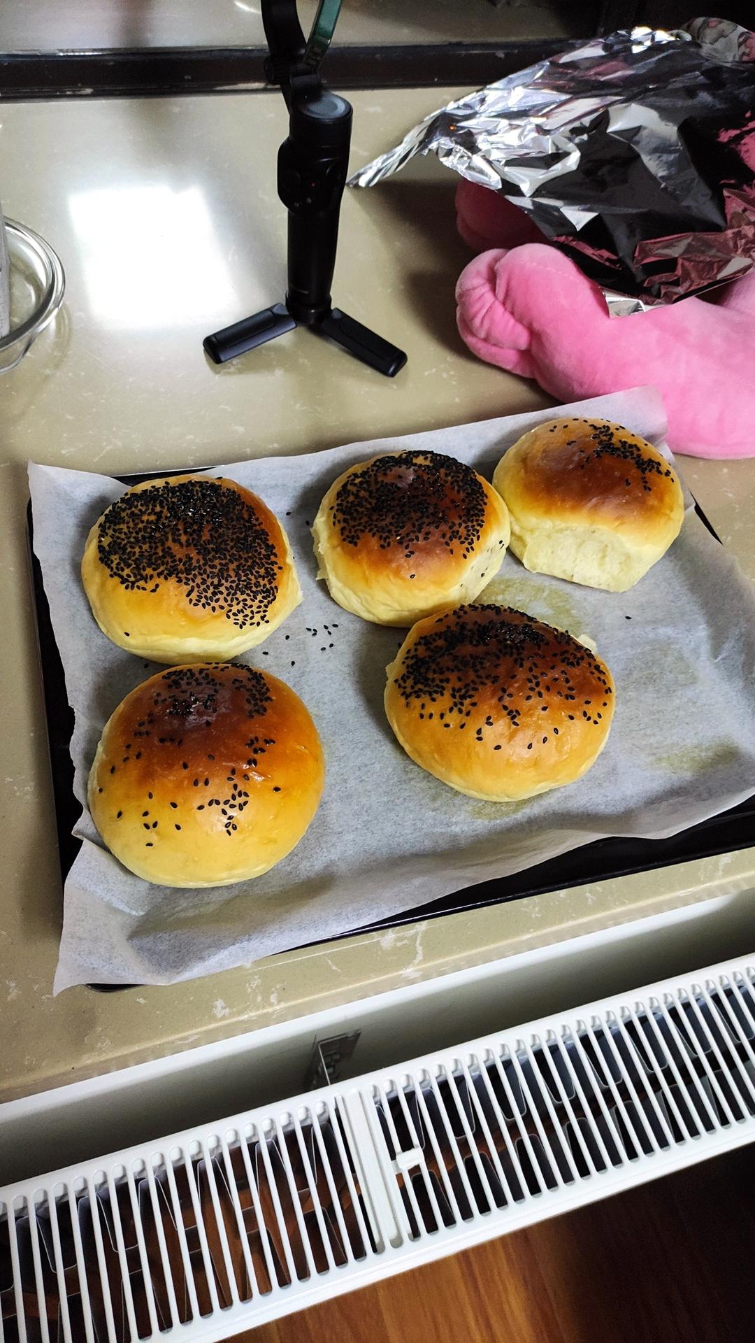 最正宗的美式汉堡胚配方，媲美汉堡王（汤种法）