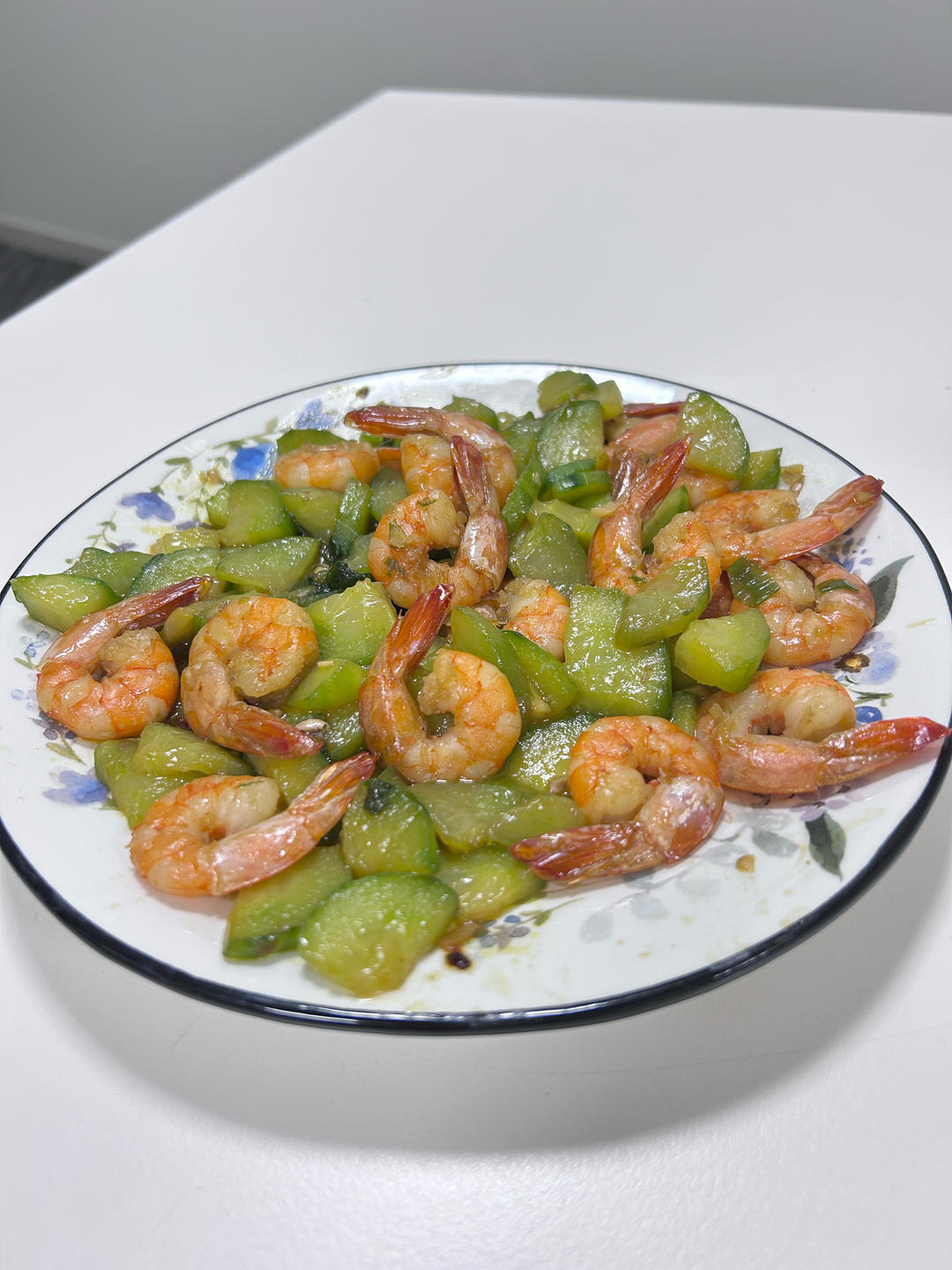 独食快手菜——青瓜炒虾仁