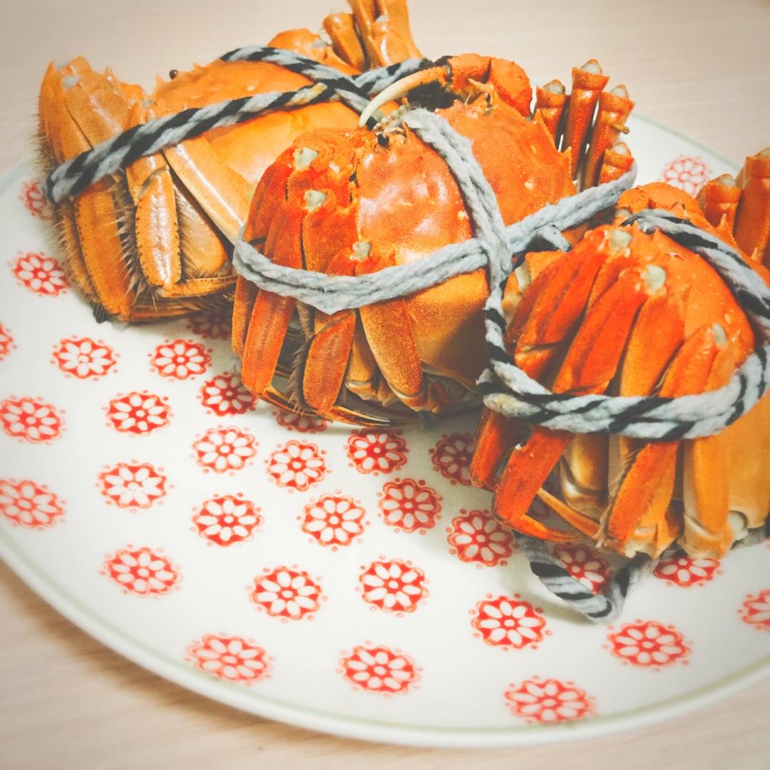 清蒸大闸蟹