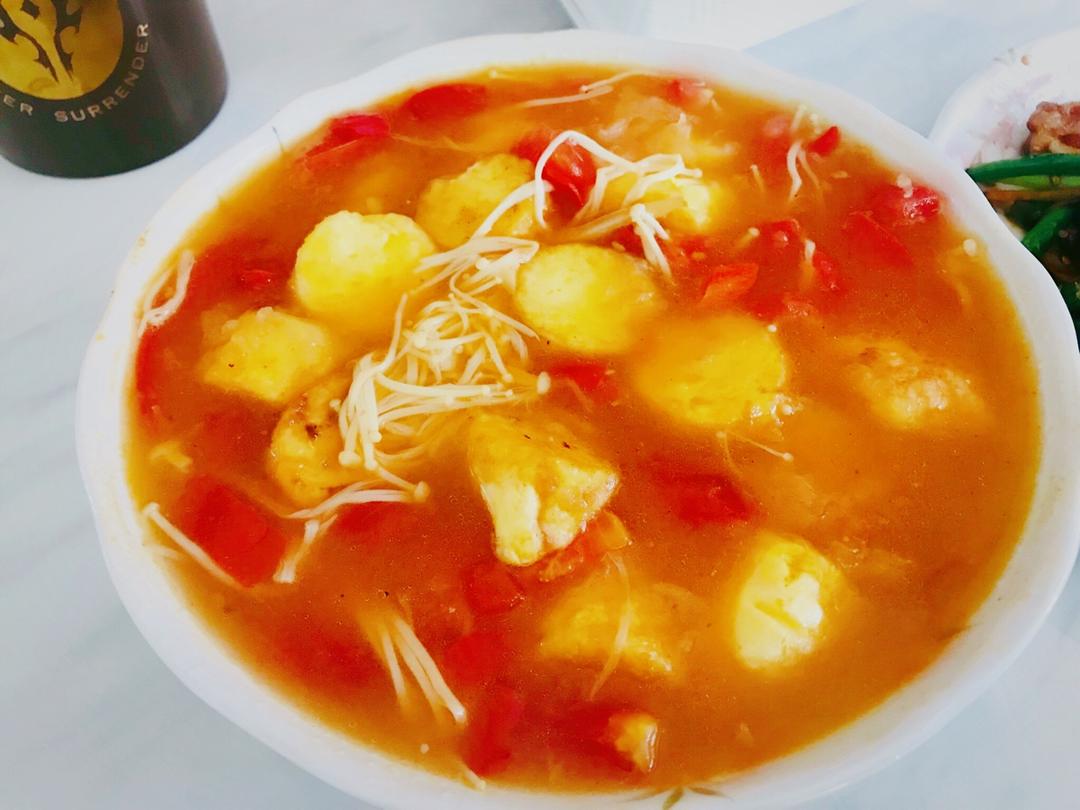 超级下饭菜--金针菇日本豆腐