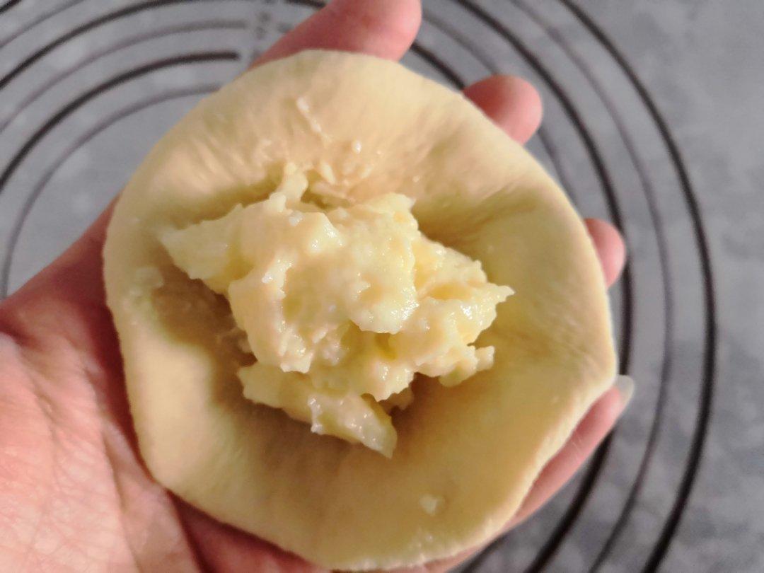 南瓜奶黄包（无油）