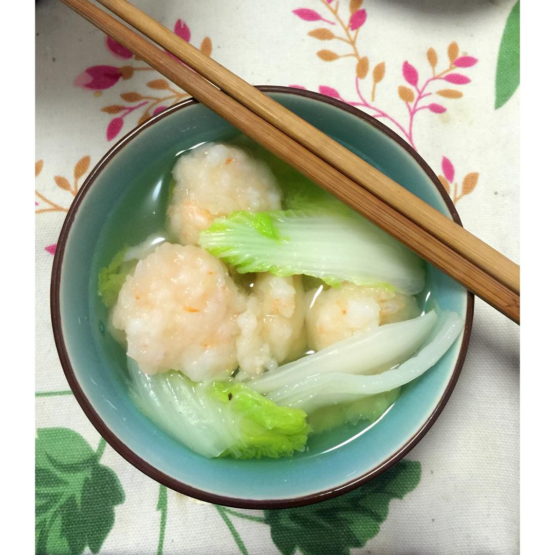 虾滑娃娃菜