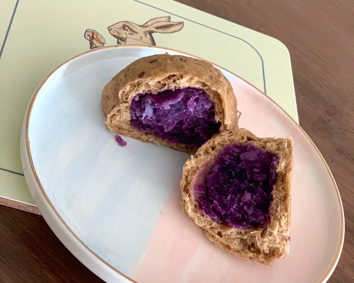 紫薯杂粮包/烙饼【配方可做馒头面包】的做法