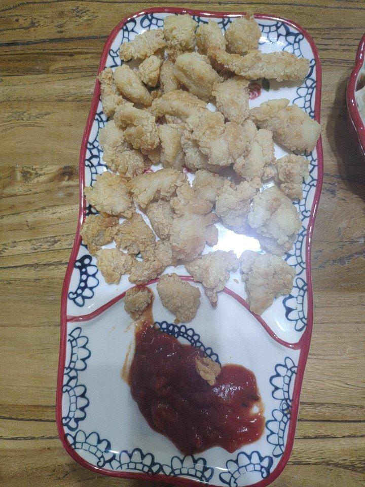 烤箱版劲爆鸡米花，非油炸