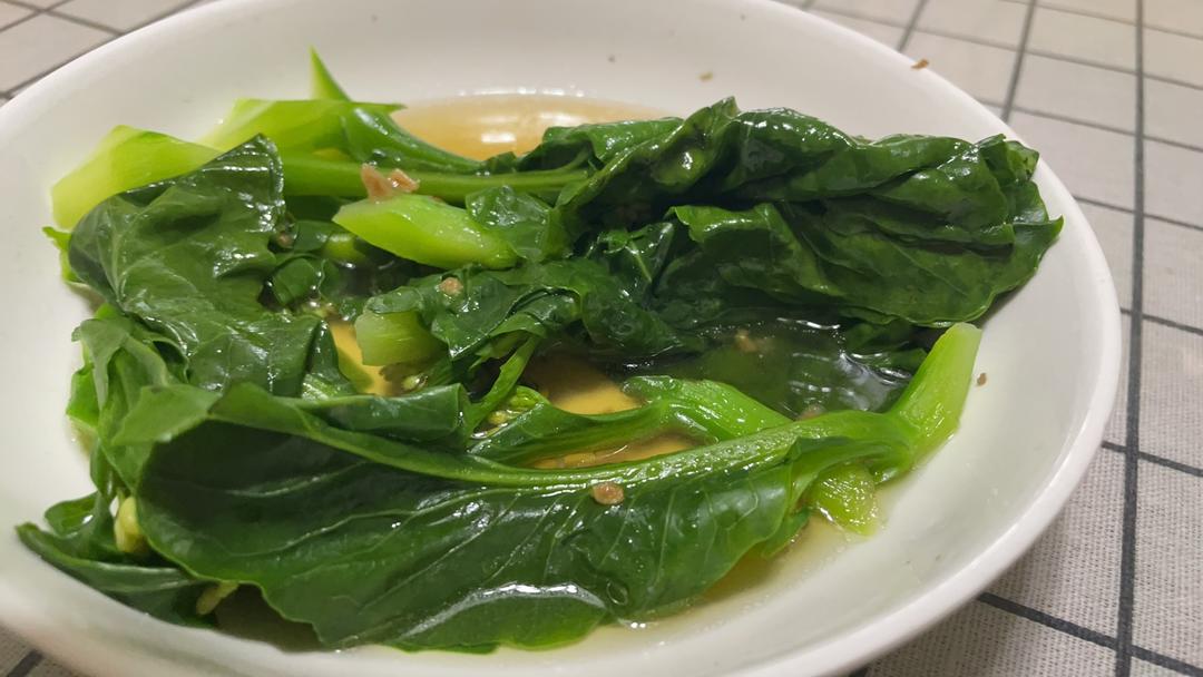 蚝油芥蓝，改刀后的比不改刀好吃百倍