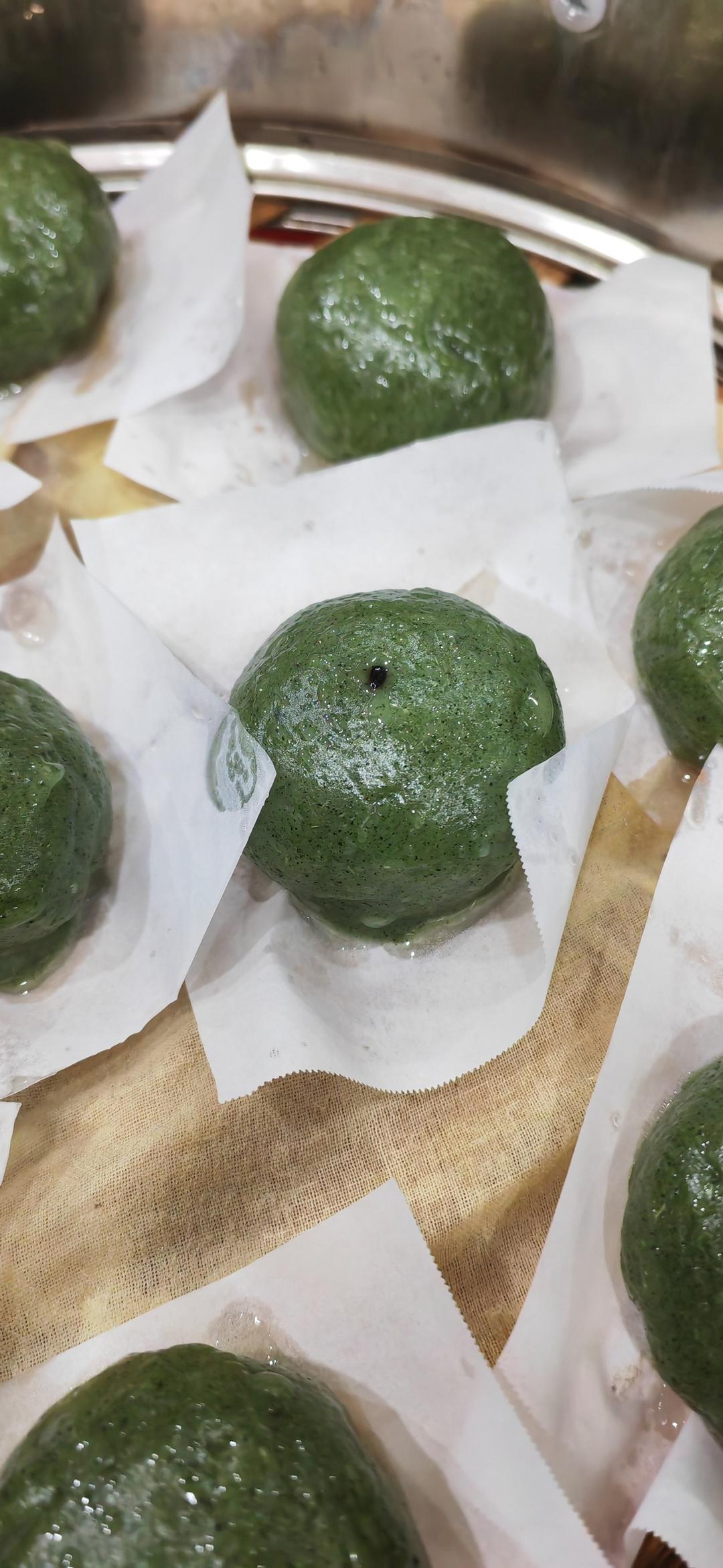 艾草粉版艾青团（出锅不塌，隔天不硬）