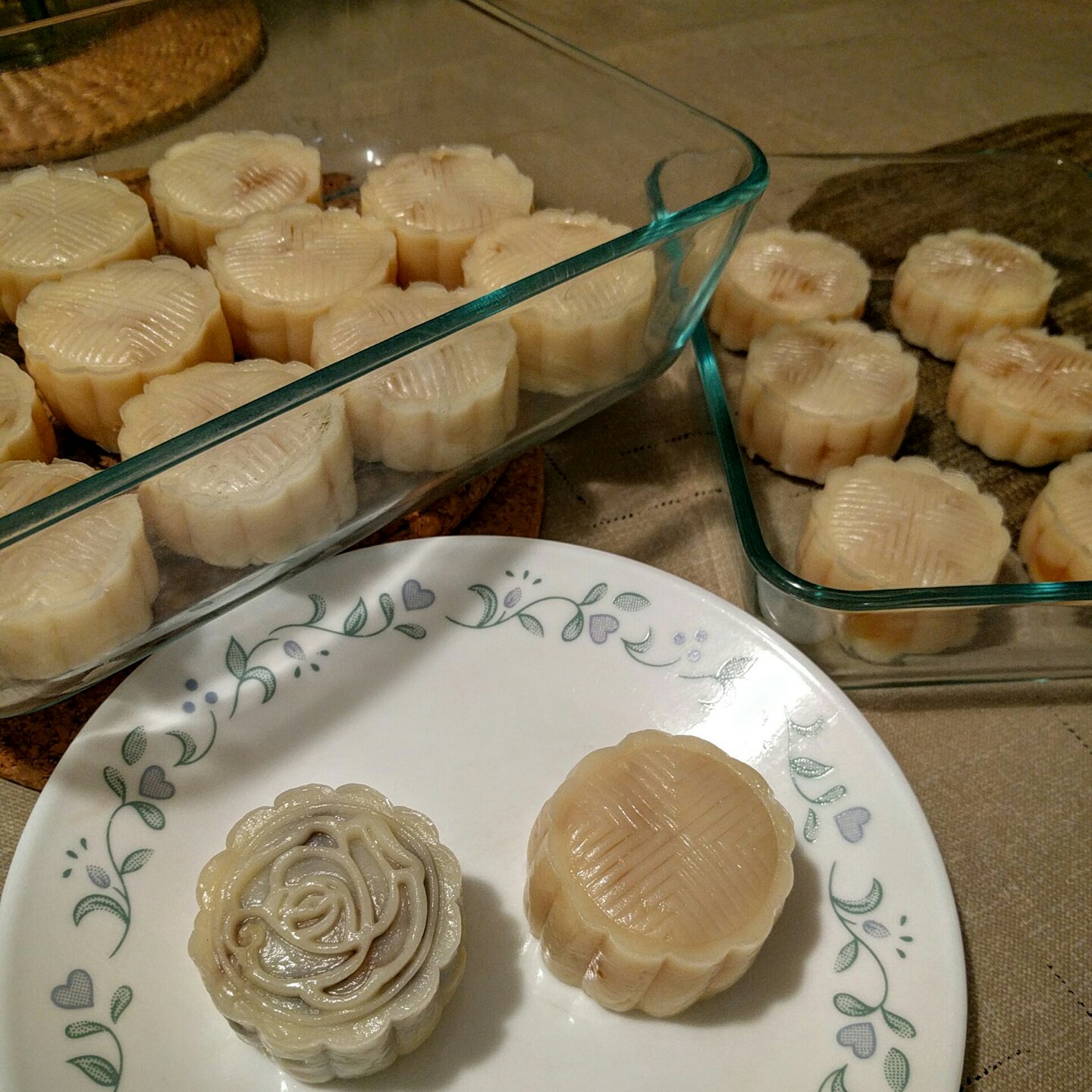 抹茶冰皮月饼 Matcha mooncake