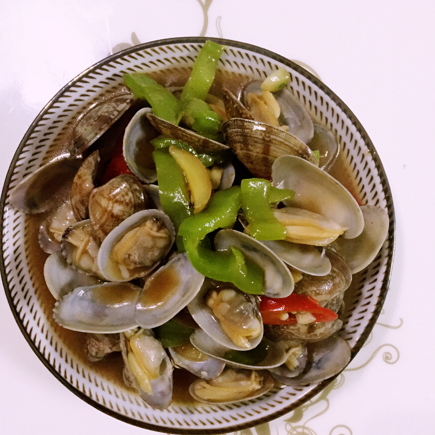辣炒花蛤
