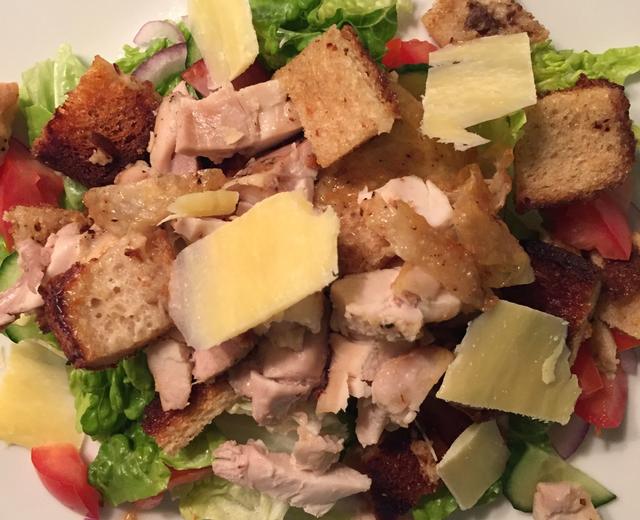 Chicken Caesar Salad (oven)的做法