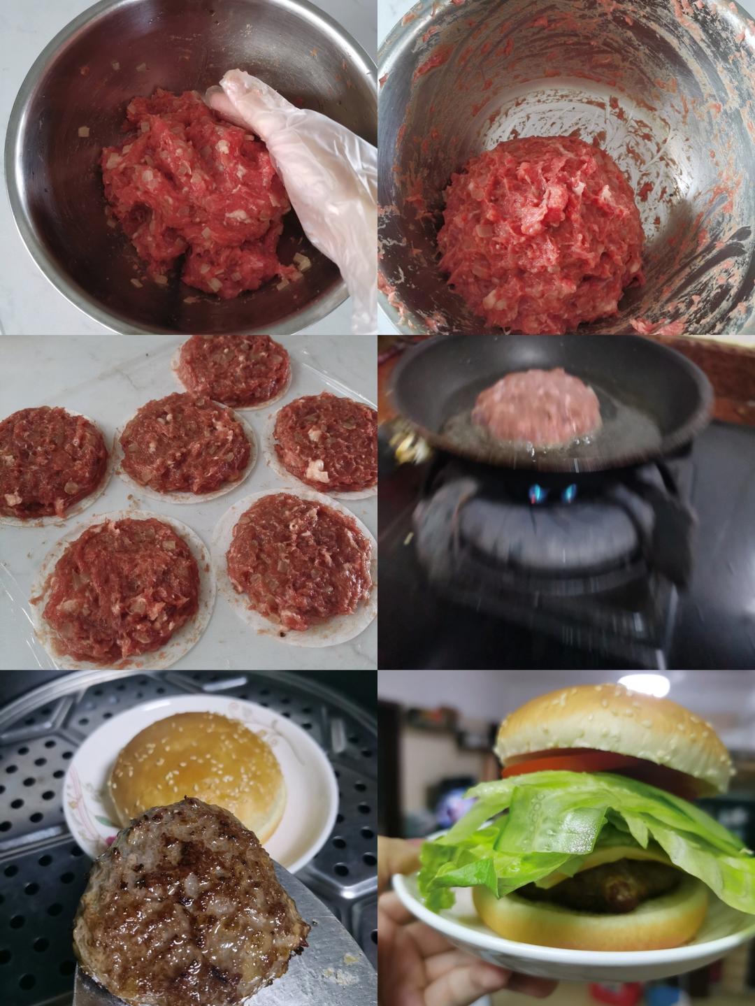 常备餐之好吃多汁的汉堡牛肉饼