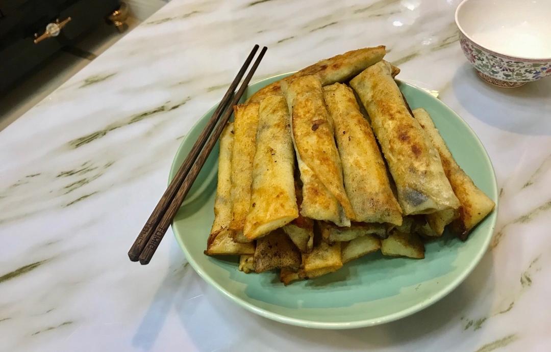 炸豆沙春卷