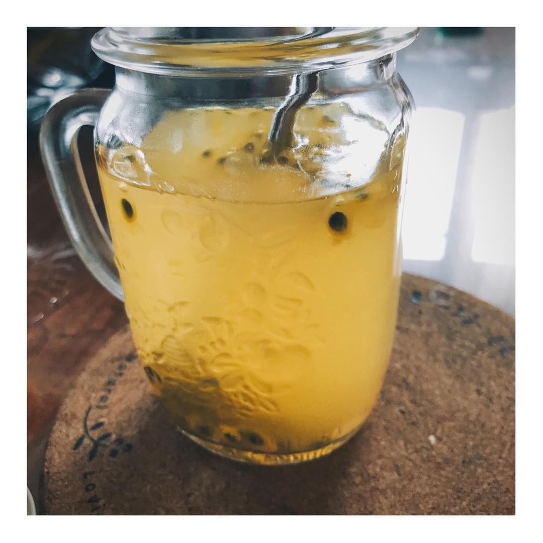 百香果蜂蜜绿茶